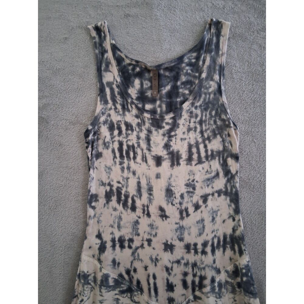 XCVI Tank Dress Sm Maxi Tie Dye Long Boho Festival Summer Sleeveless Scoop Neck - Picture 3 of 10